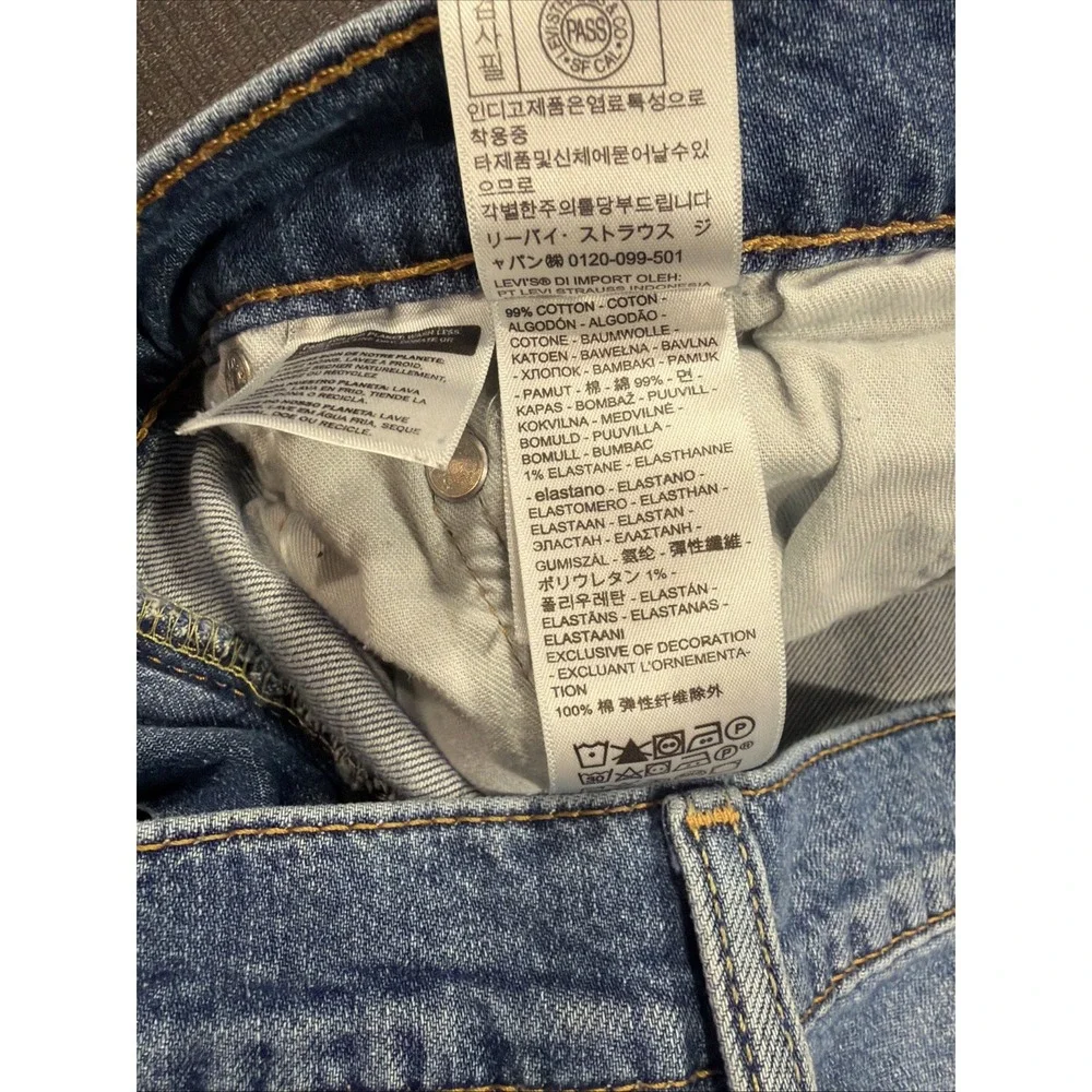 Levis 559 Relaxed Straight Jeans Mens 32x30 Blue Medium Wash Cotton Denim